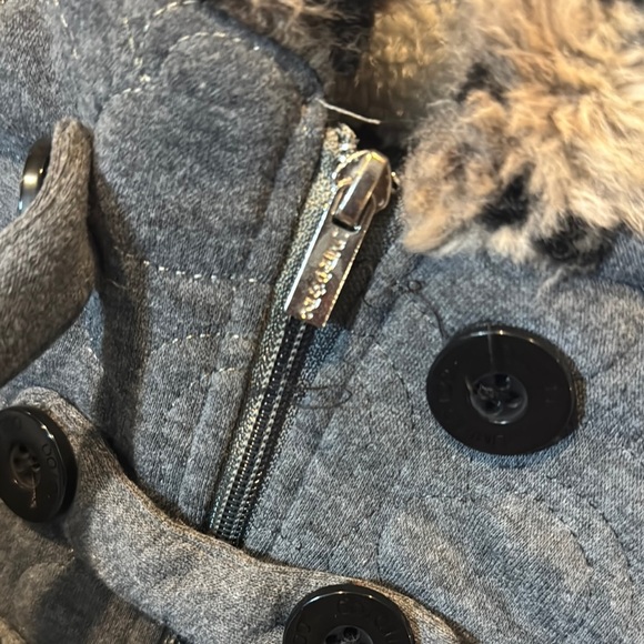 Limited Too Gray Puffer Coat with Quilted Design - Picture 5 of 7